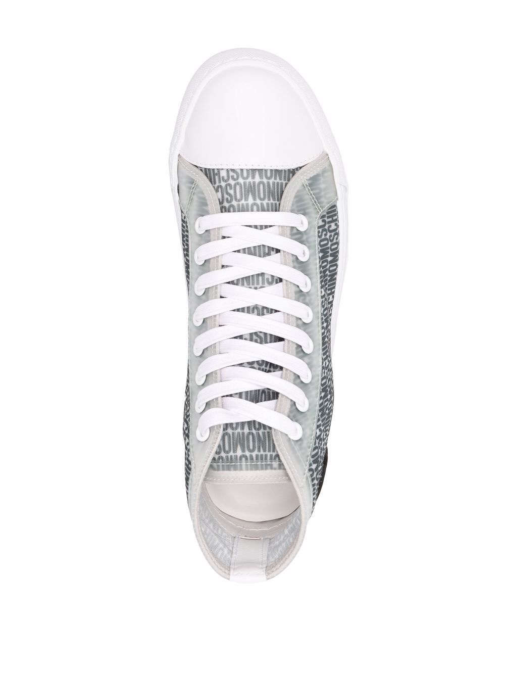 logo-print lace-up sneakers - 4