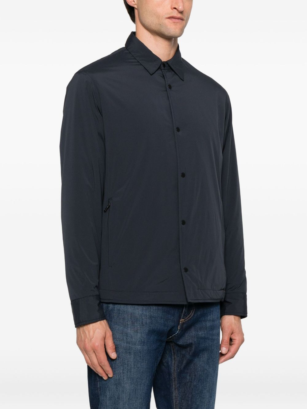 button-fastening pocket jacket - 3