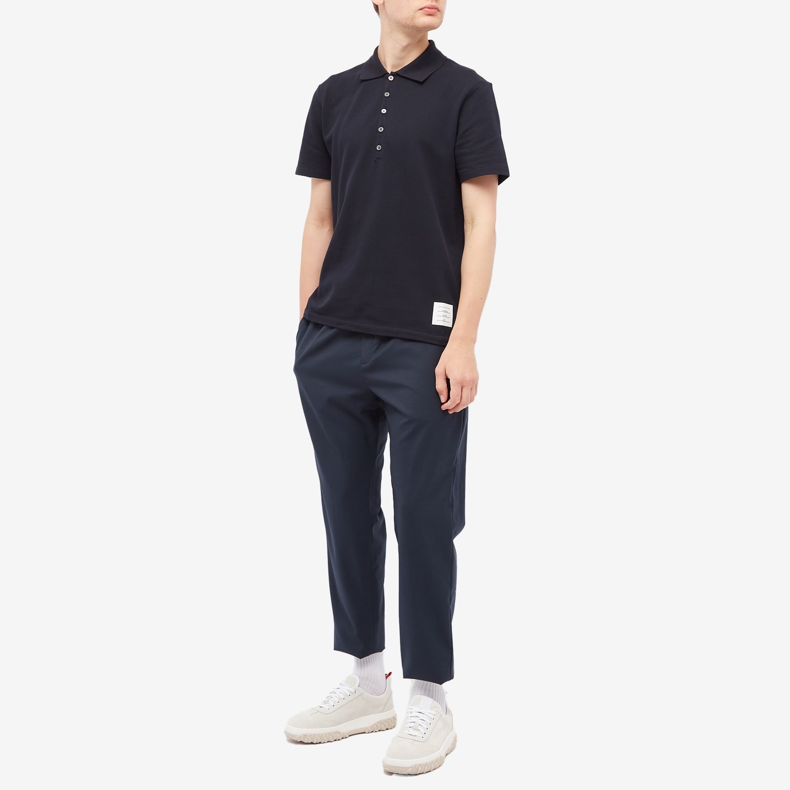 Thom Browne Back Stripe Relaxed Fit Polo - 4