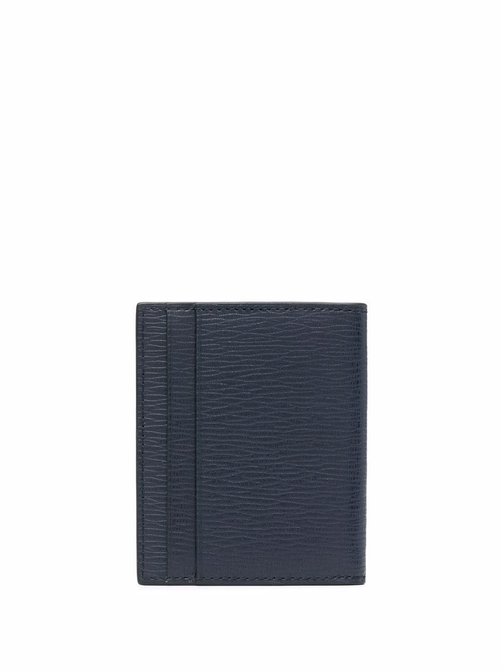 logo-print leather cardholder - 2