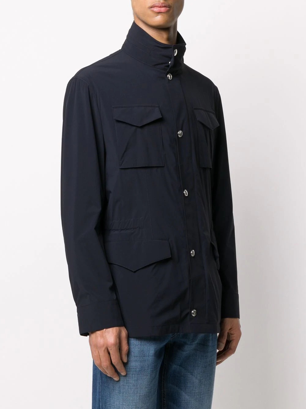 lightweight zipped coat - 3