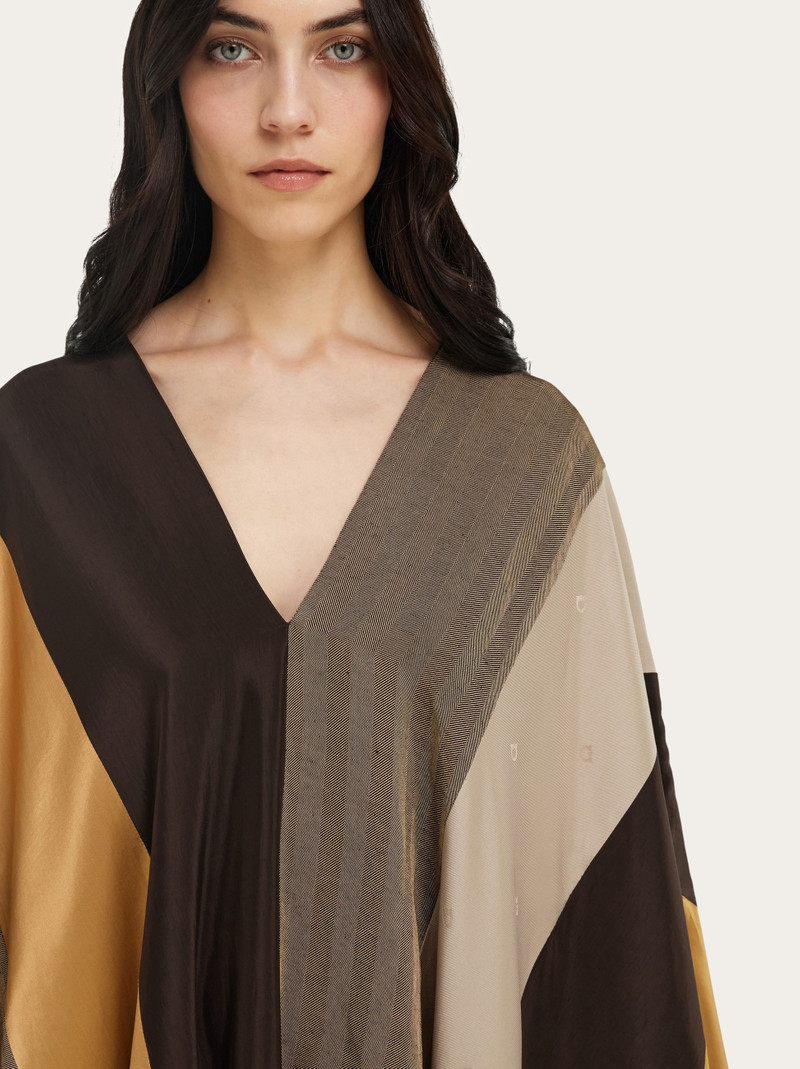 Patchwork poncho 5