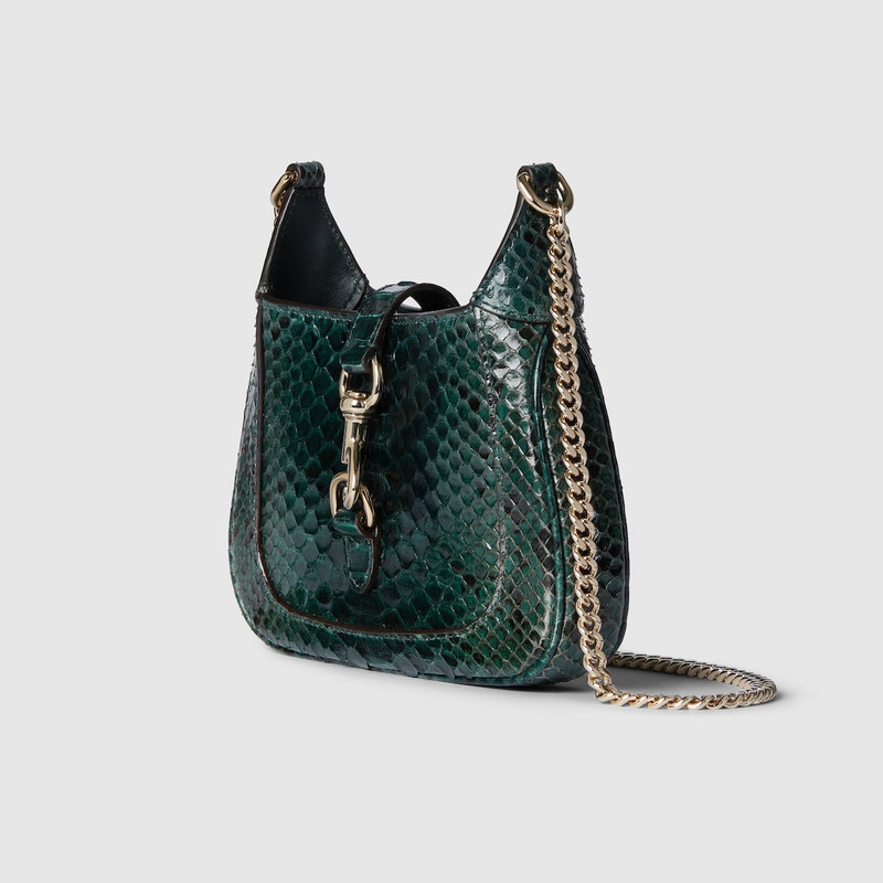 GUCCI Gucci Jackie Notte mini python bag outlook