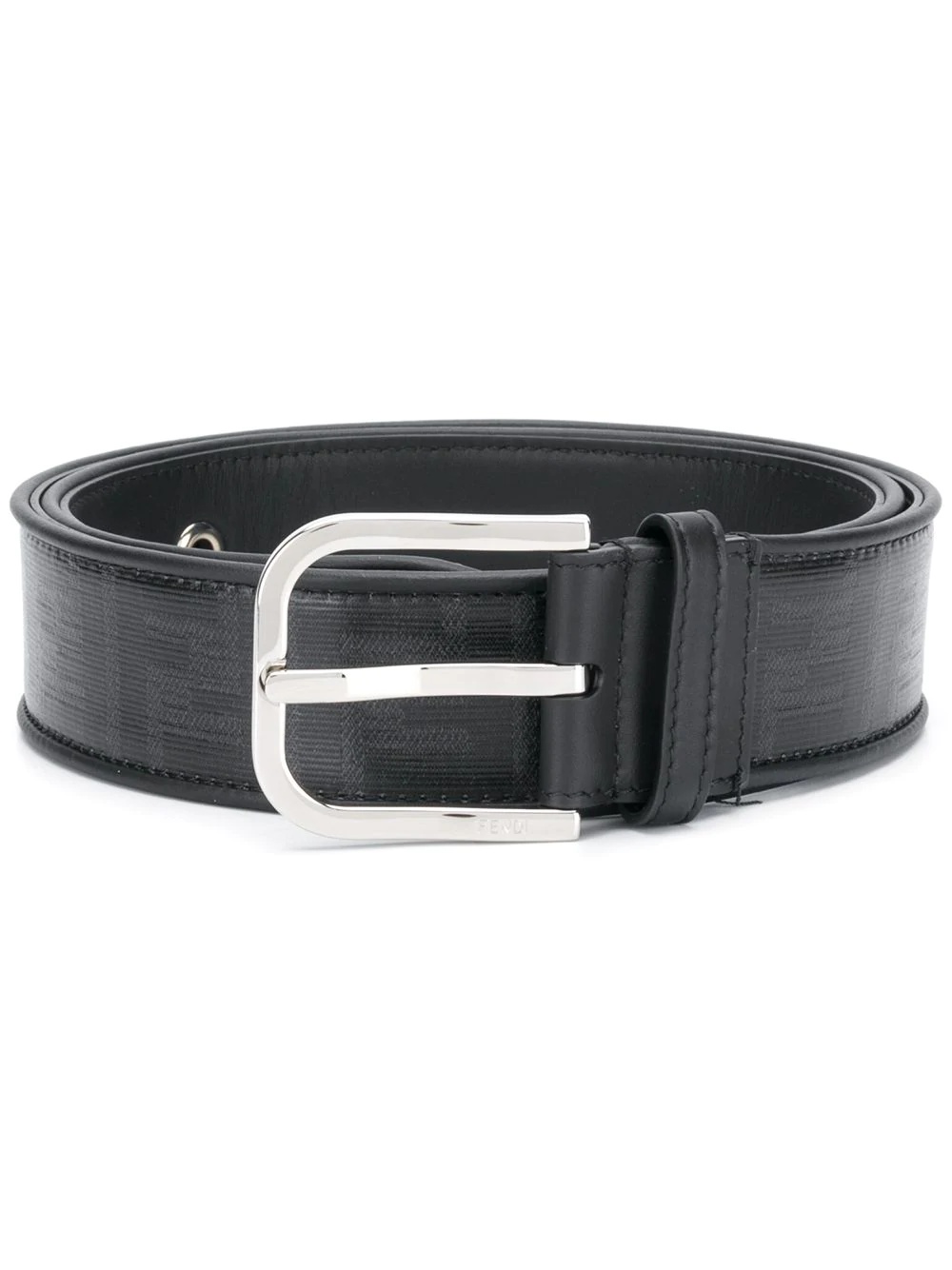 FF monogram buckle belt - 1