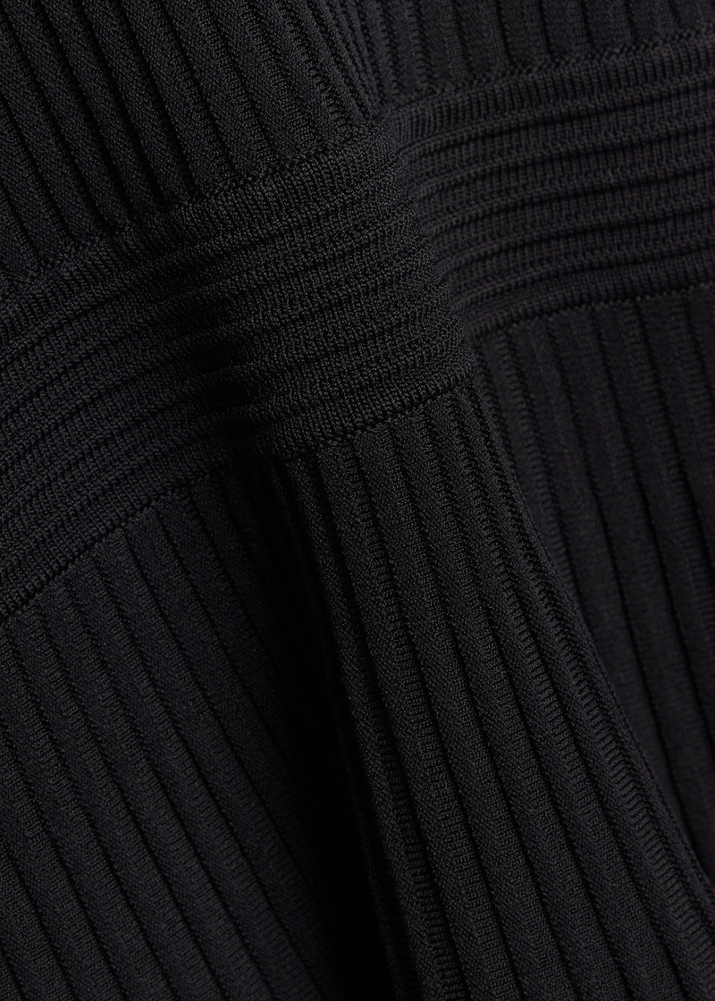 Simkhai Patricia Ribbed Knit Mini Polo Dress 5