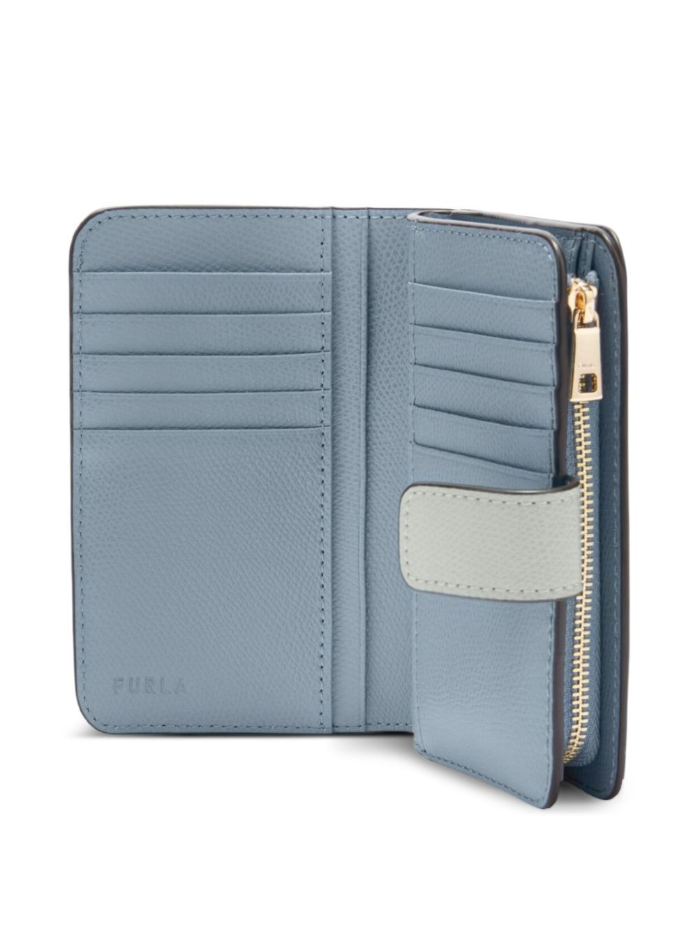 medium Camelia leather flap wallet - 3