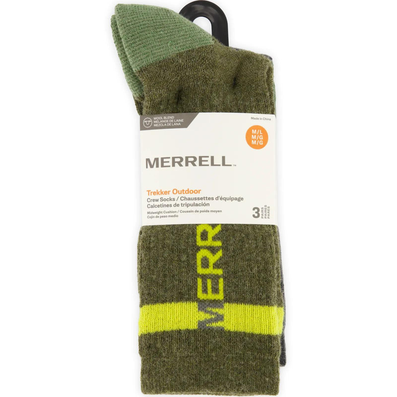 Trekker Outdoor Crew Sock 3 Pack 5