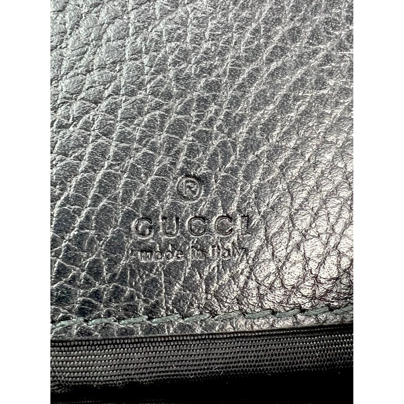 Gucci GG Marmont Super Mini lack Calfskin Crossbody Bag - 8