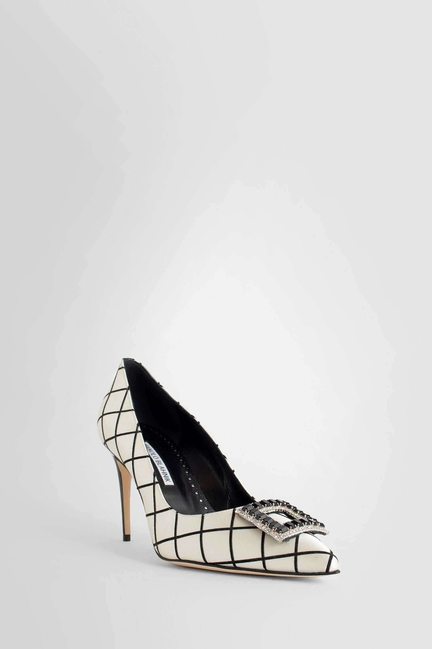 MANOLO BLAHNIK WOMAN BLACK&WHITE PUMPS - 2