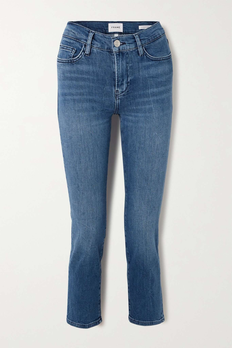 Le High cropped slim-leg jeans 1