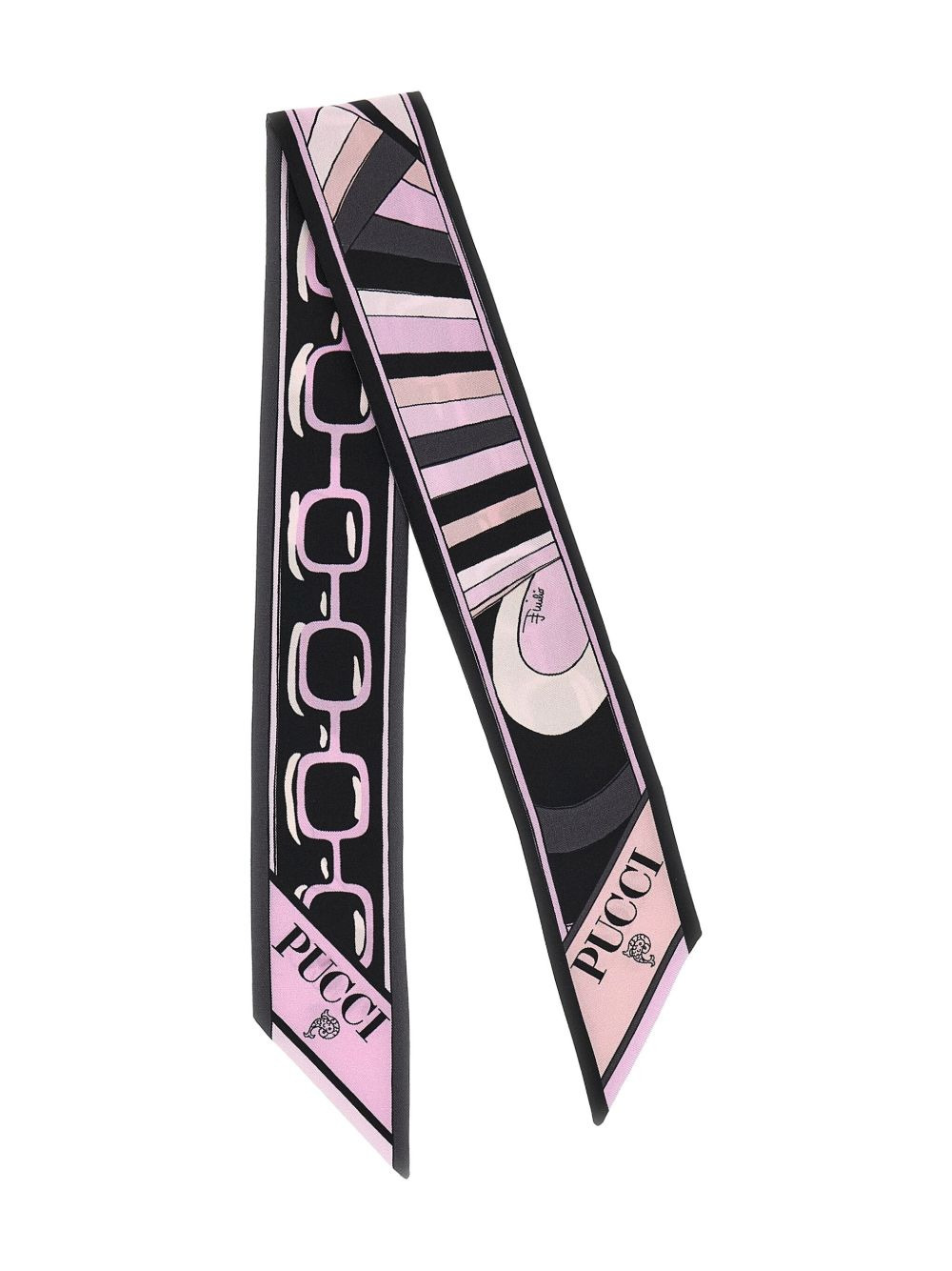 printed silk scarf - 2