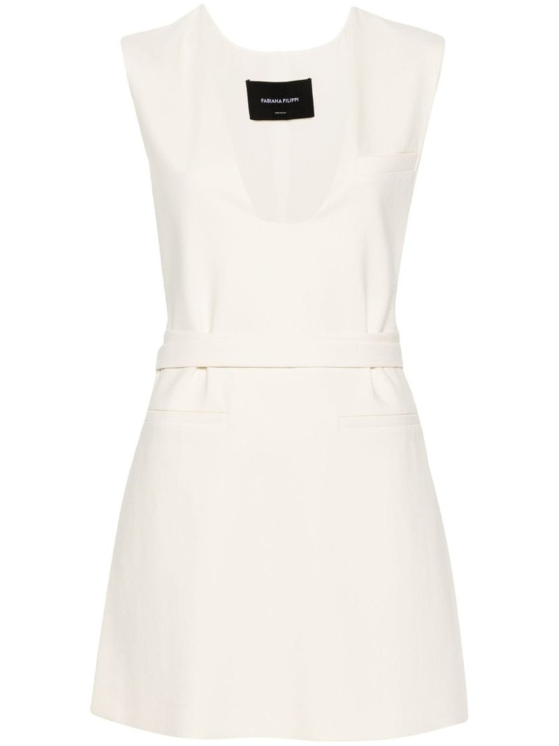 belted-waist dress 1