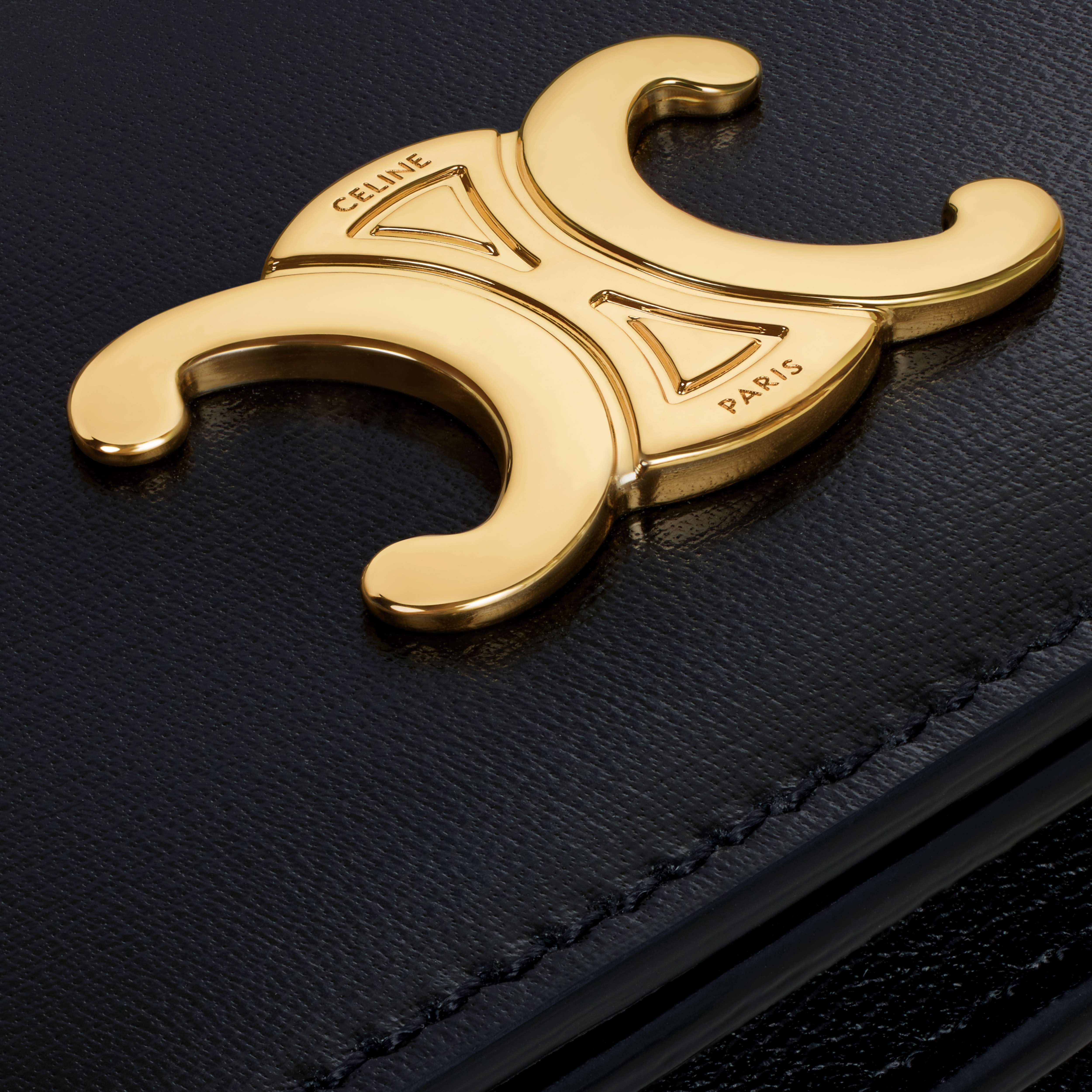 TRIOMPHE BUSINESS CARD HOLDER in SHINY CALFSKIN - 5