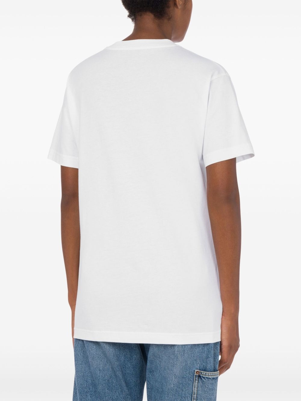 logo-print cotton T-shirt - 3