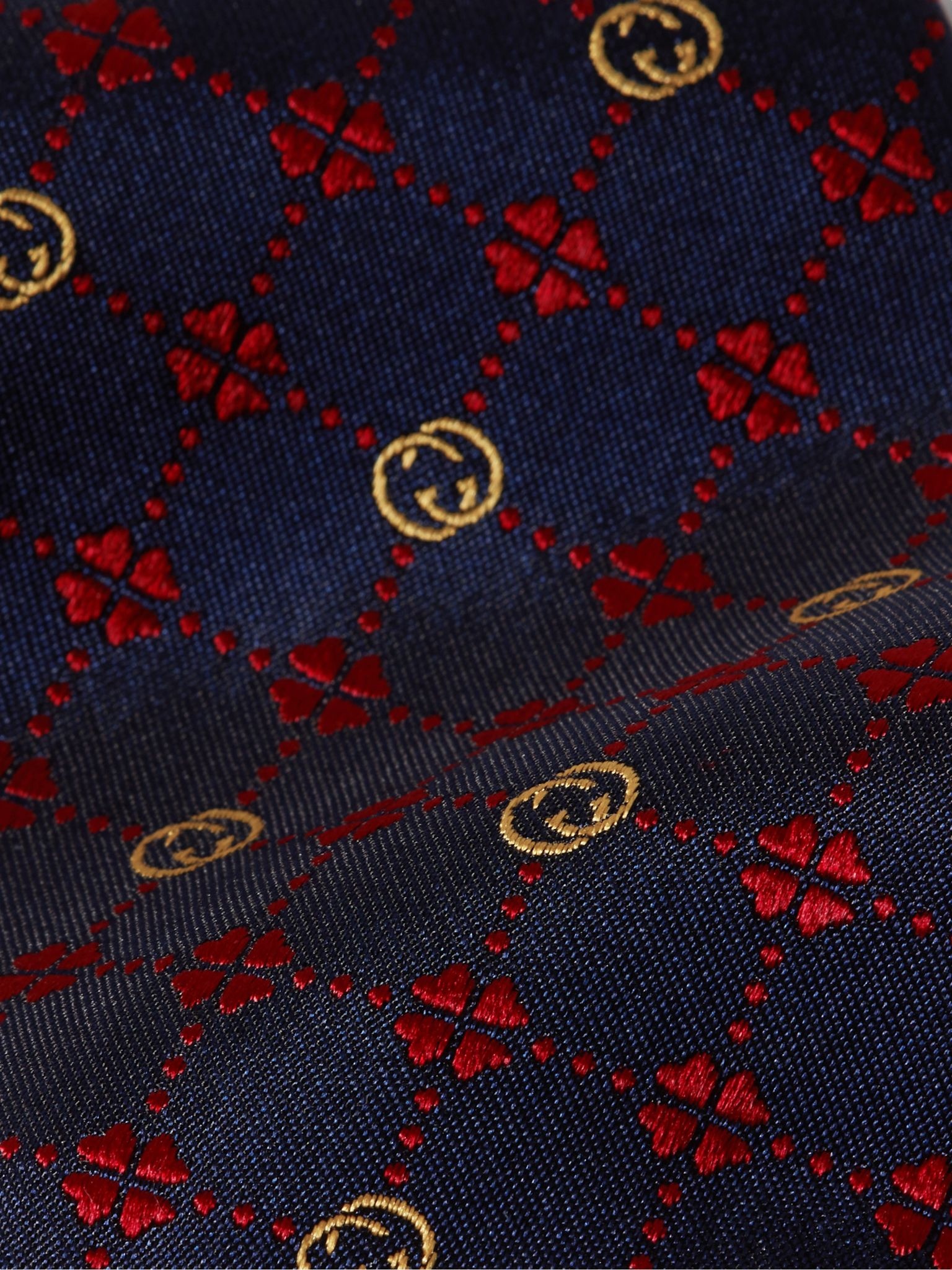 7cm Logo-Jacquard Silk Tie - 3