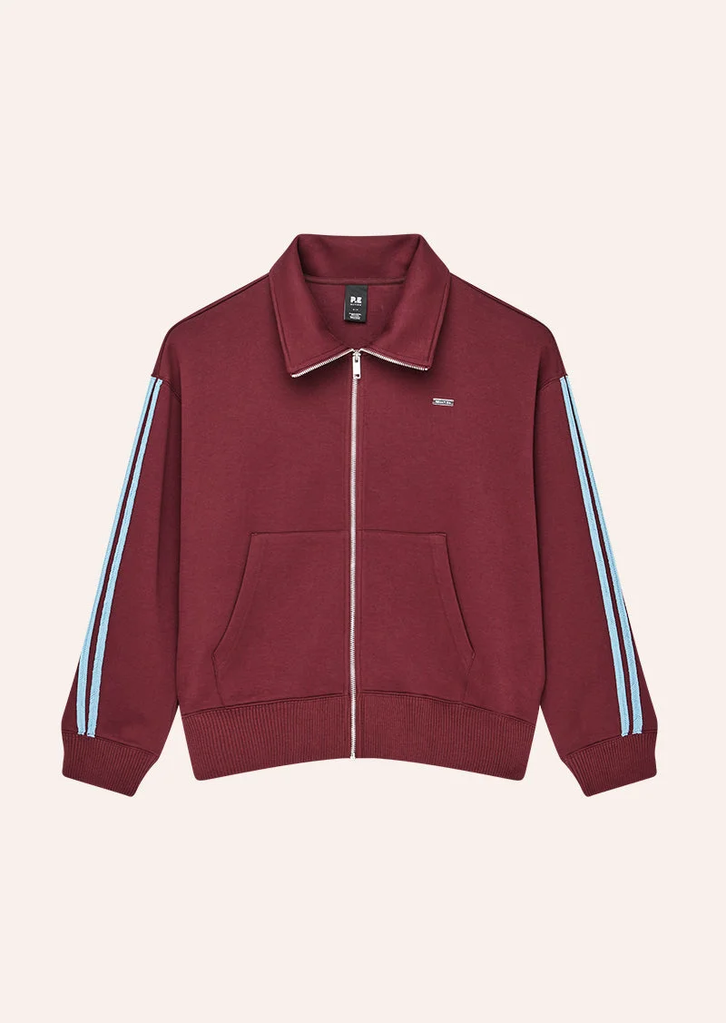 BEACON JACKET IN BURGUNDY - 1