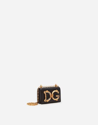 Dolce & Gabbana DG Girls micro bag in plain calfskin outlook