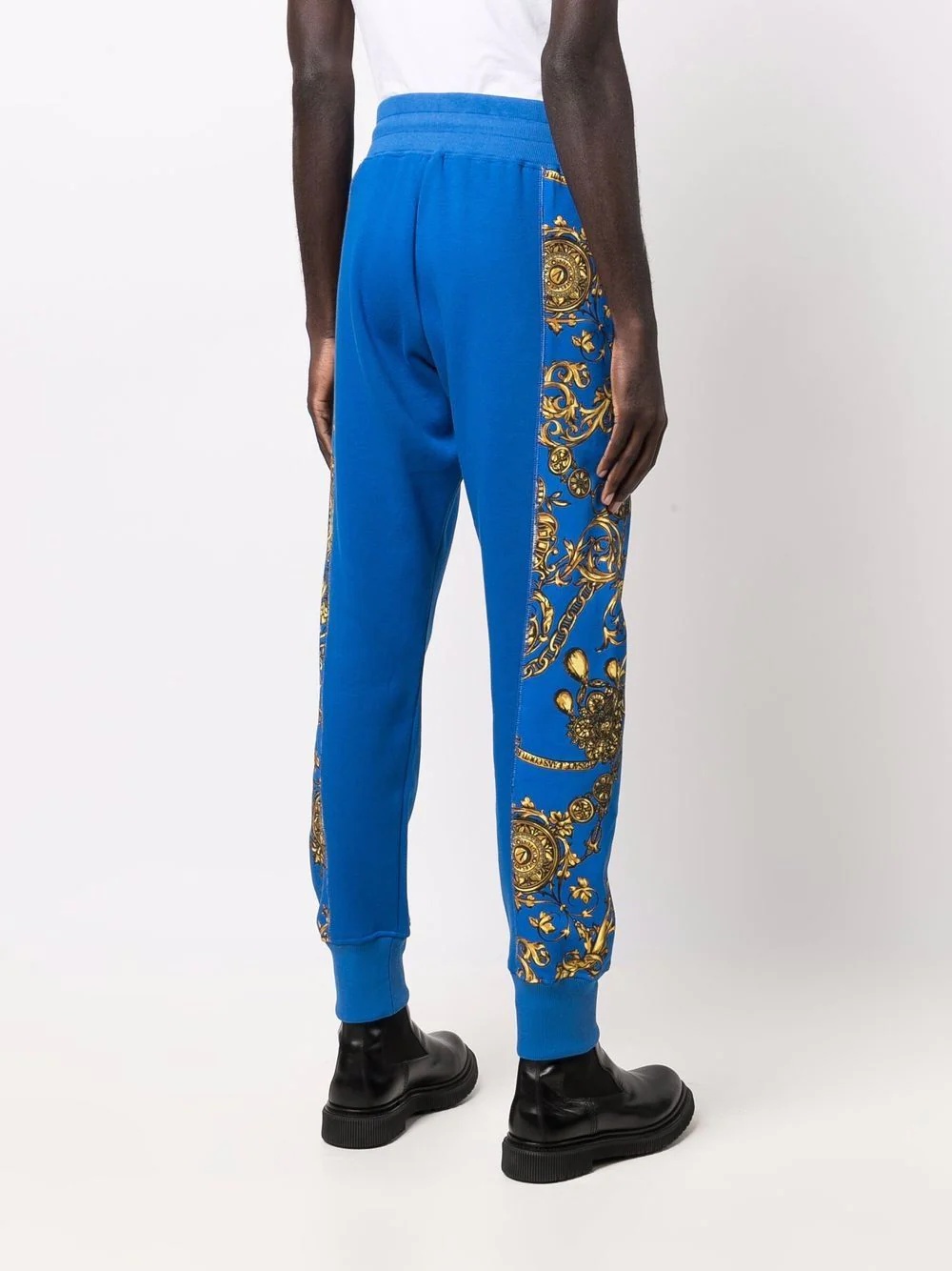 baroque-print track pants - 4