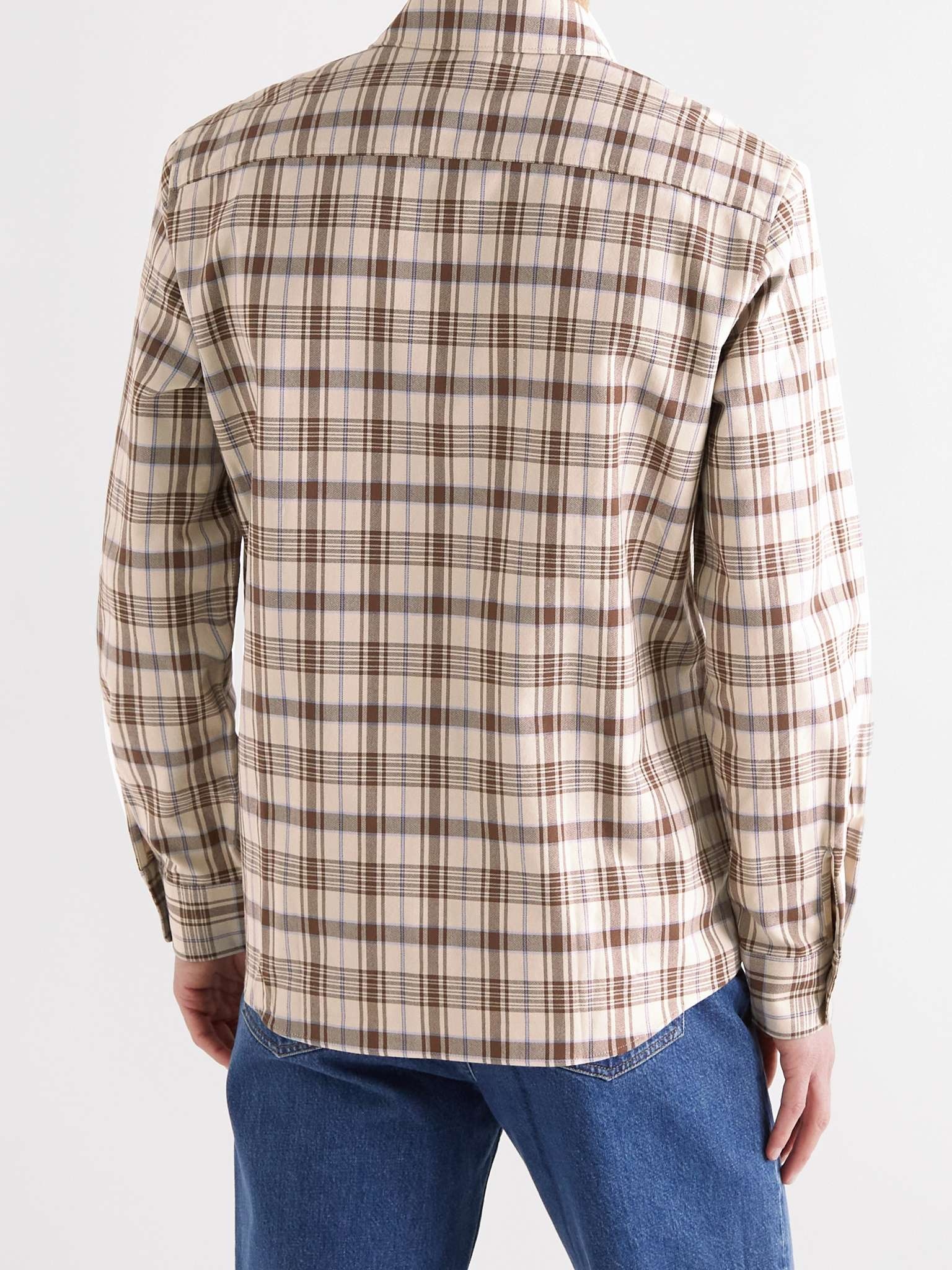 Checked Cotton Shirt - 4