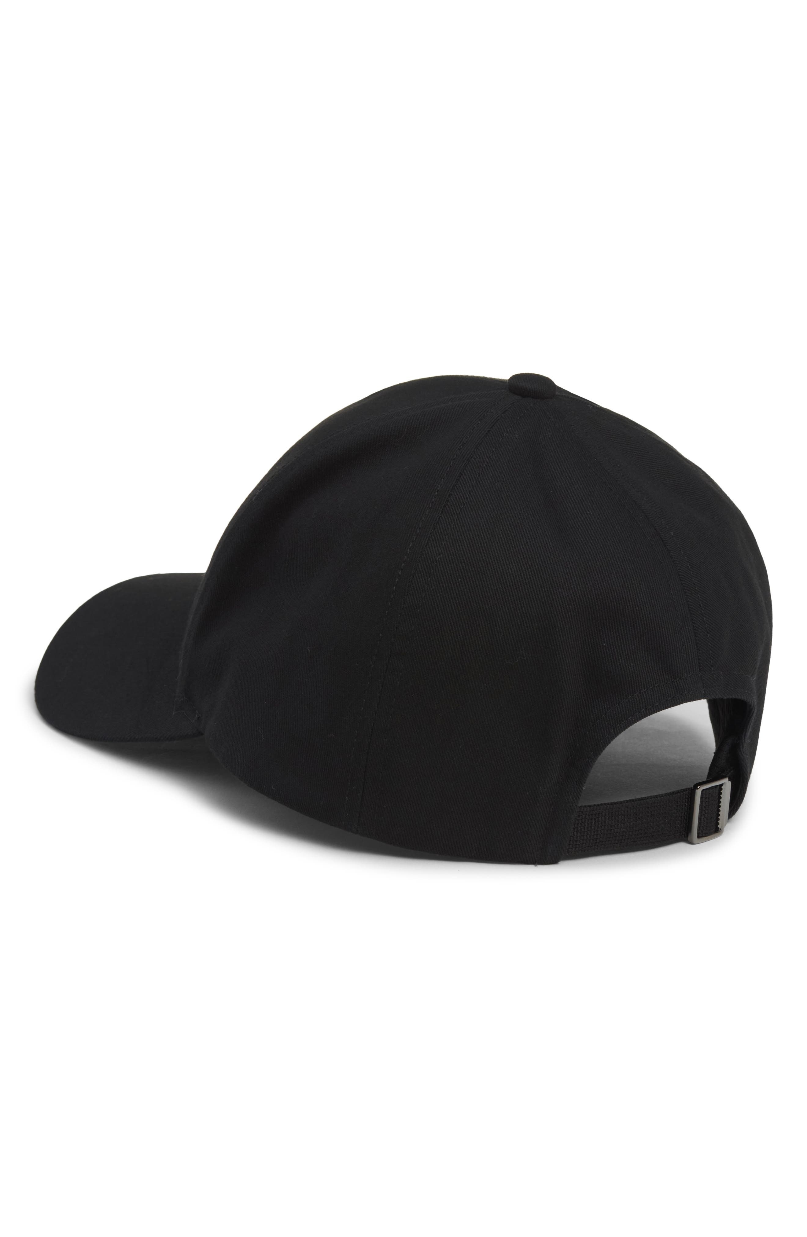 Moncler Logo Cotton Baseball Cap in Black at Nordstrom - 3