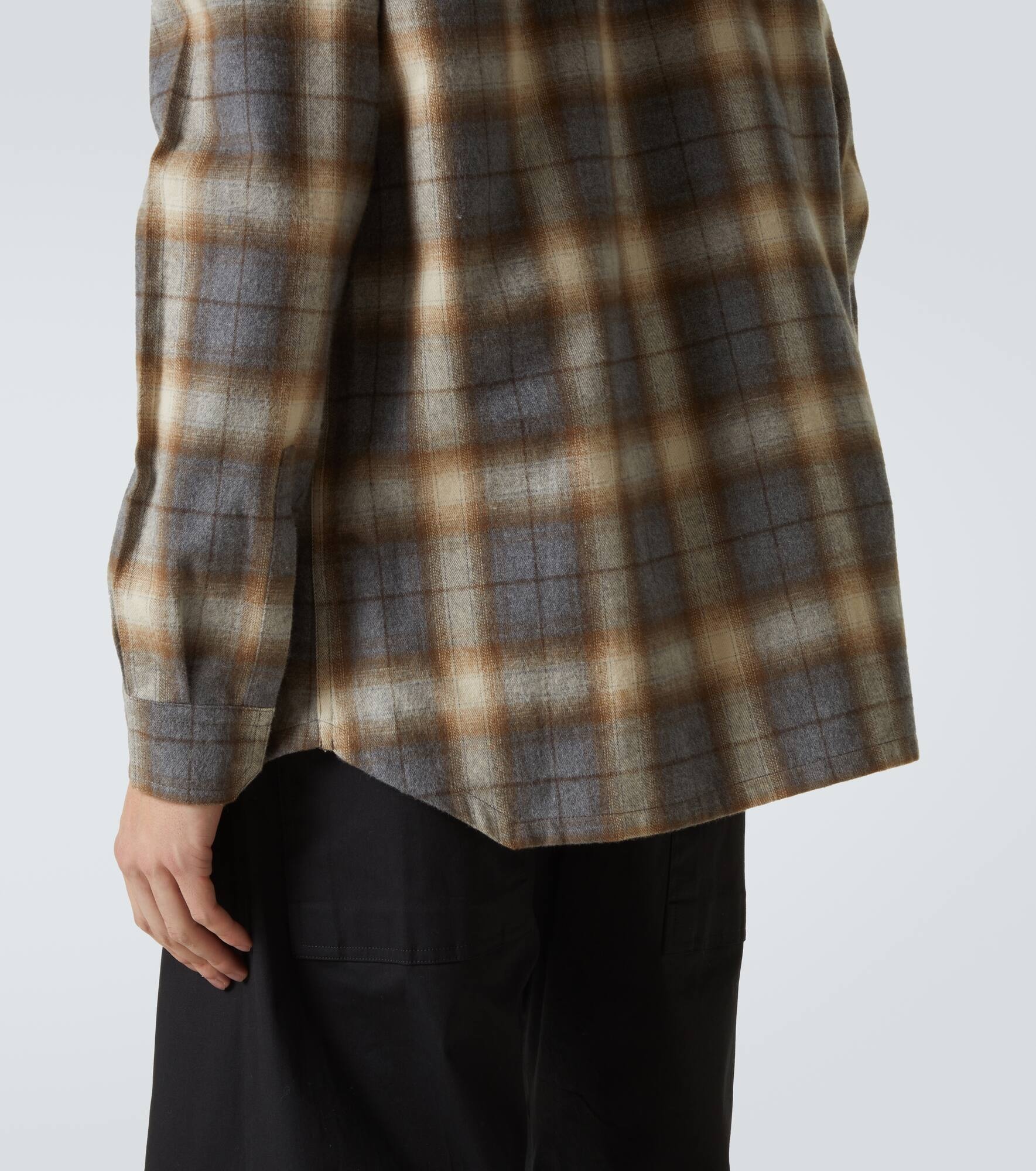 Plaid cotton shirt - 6
