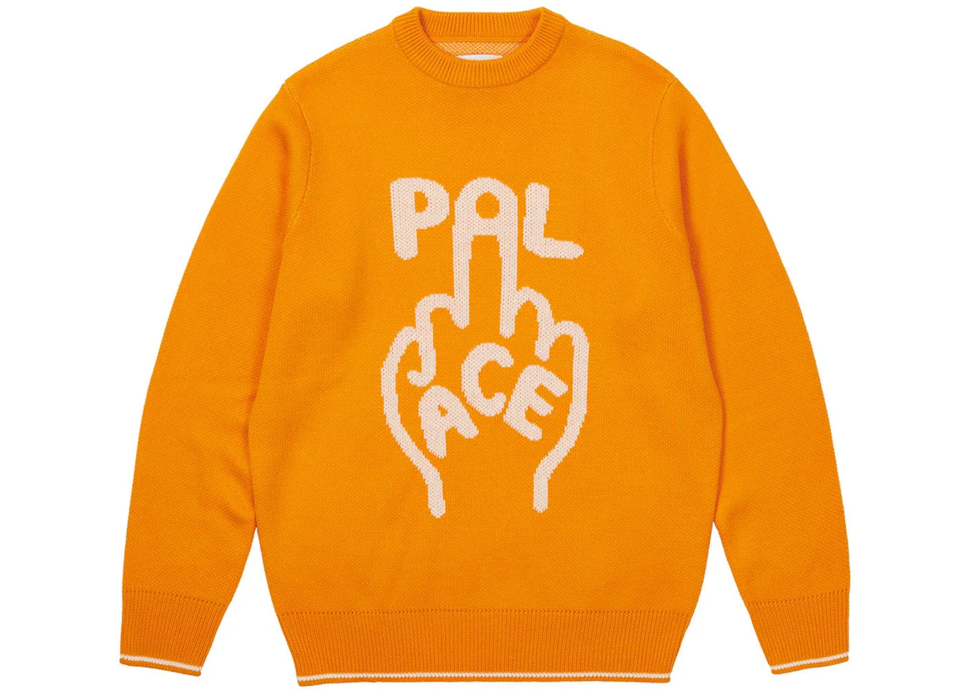 Palace Finger Up Knit Orange - 1
