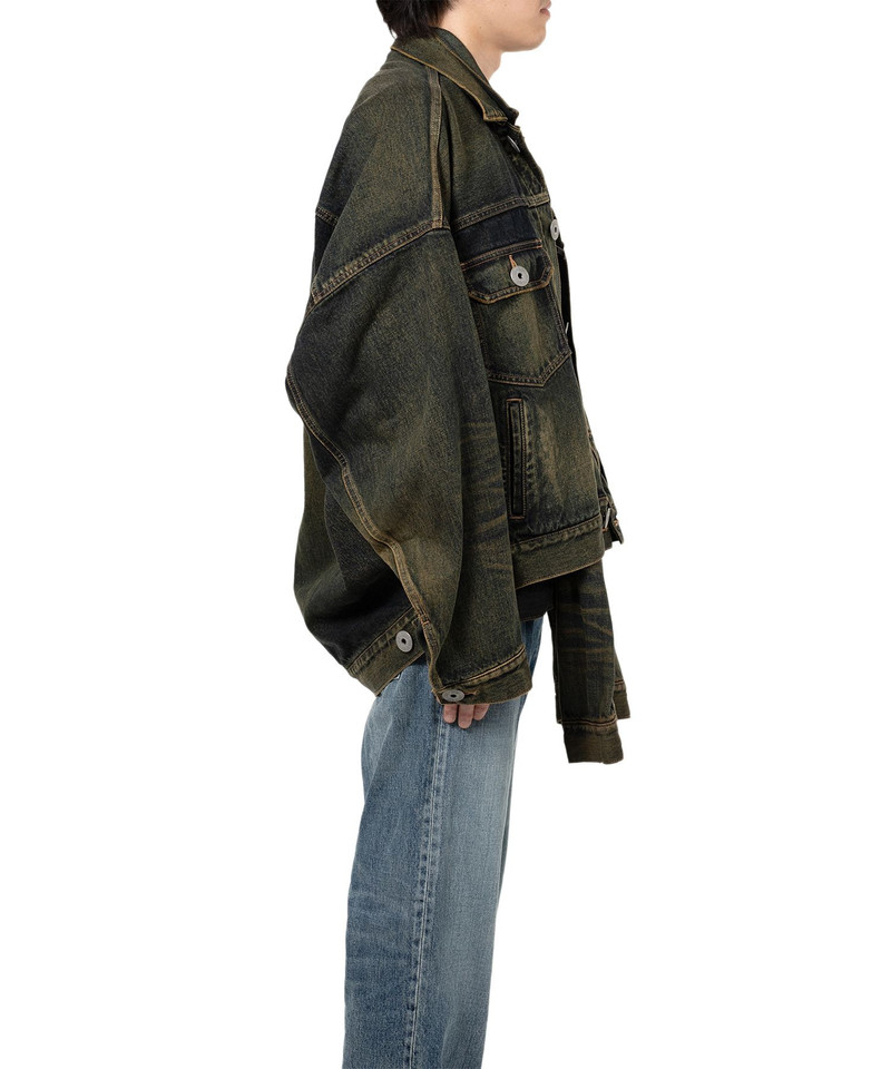 Front Layered Denim Jacket 15