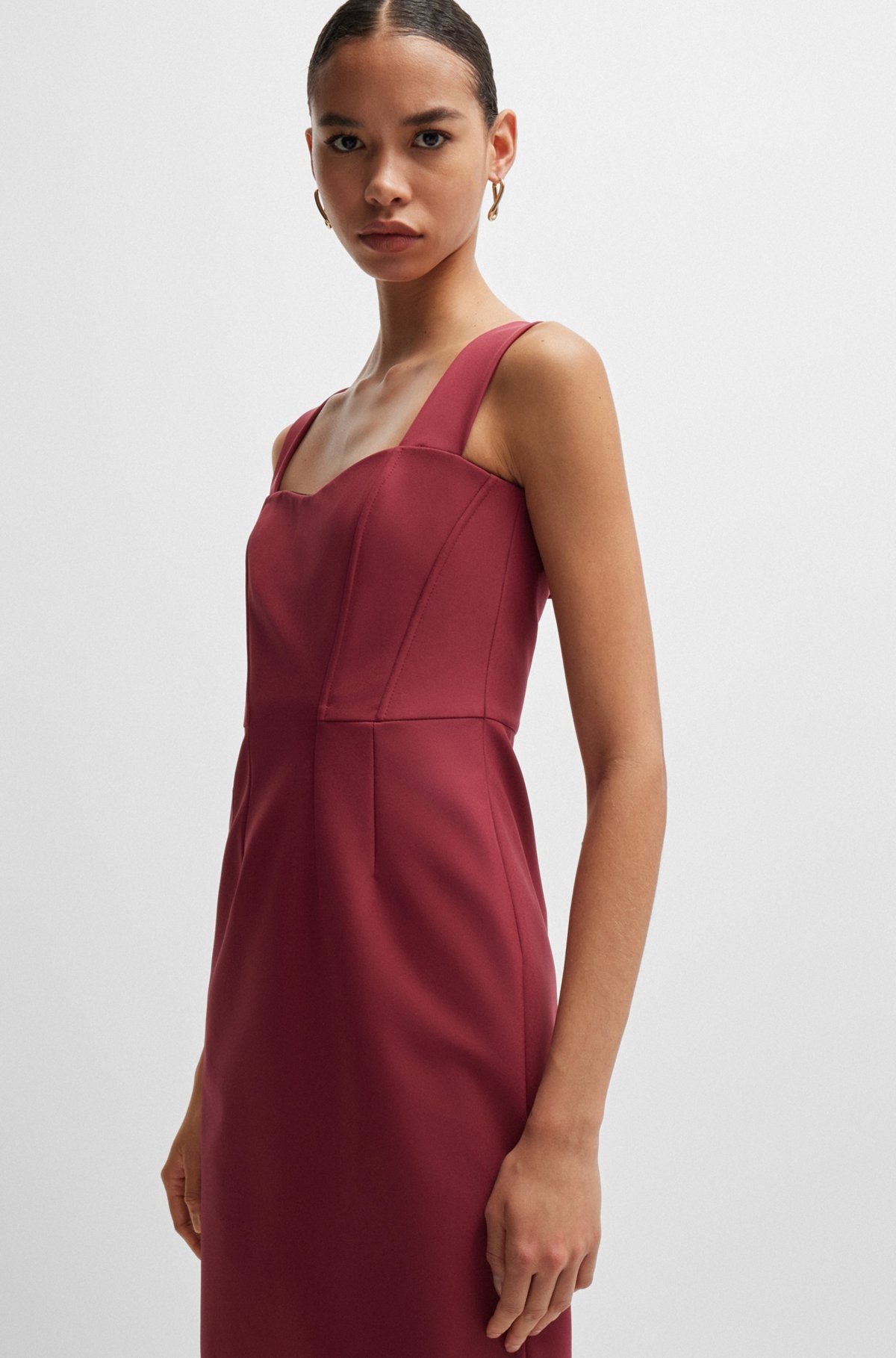 EXTRA-SLIM-FIT DRESS IN PERFORMANCE-STRETCH FABRIC - 6