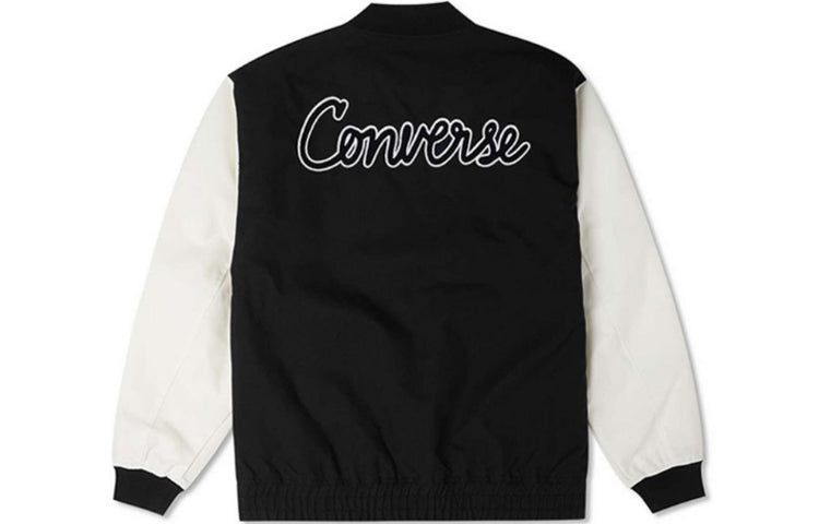 Converse Chain Stitch Woven Jacket 'Black' 10025514-A03 - 2