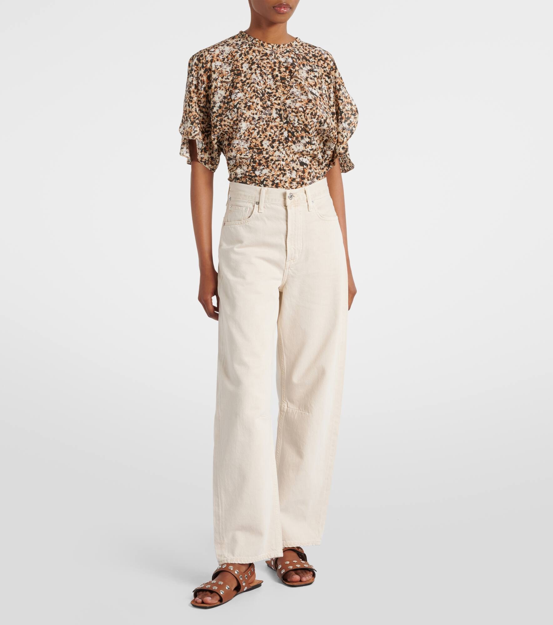 Miro high-rise barrel-leg jeans - 7