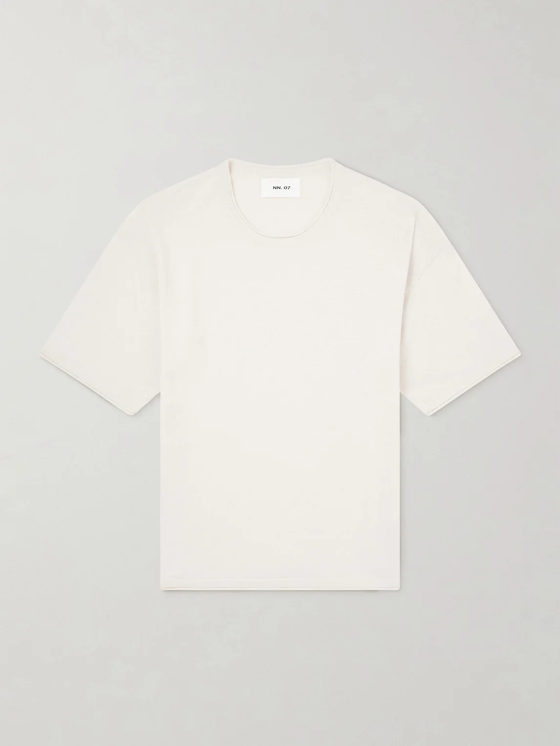 Ryan Knitted Cotton and Linen-Blend T-Shirt - 1