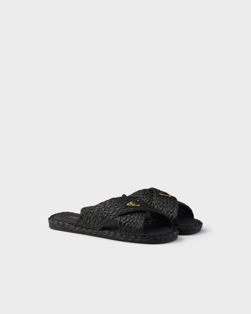 Raffia crisscross slides 1