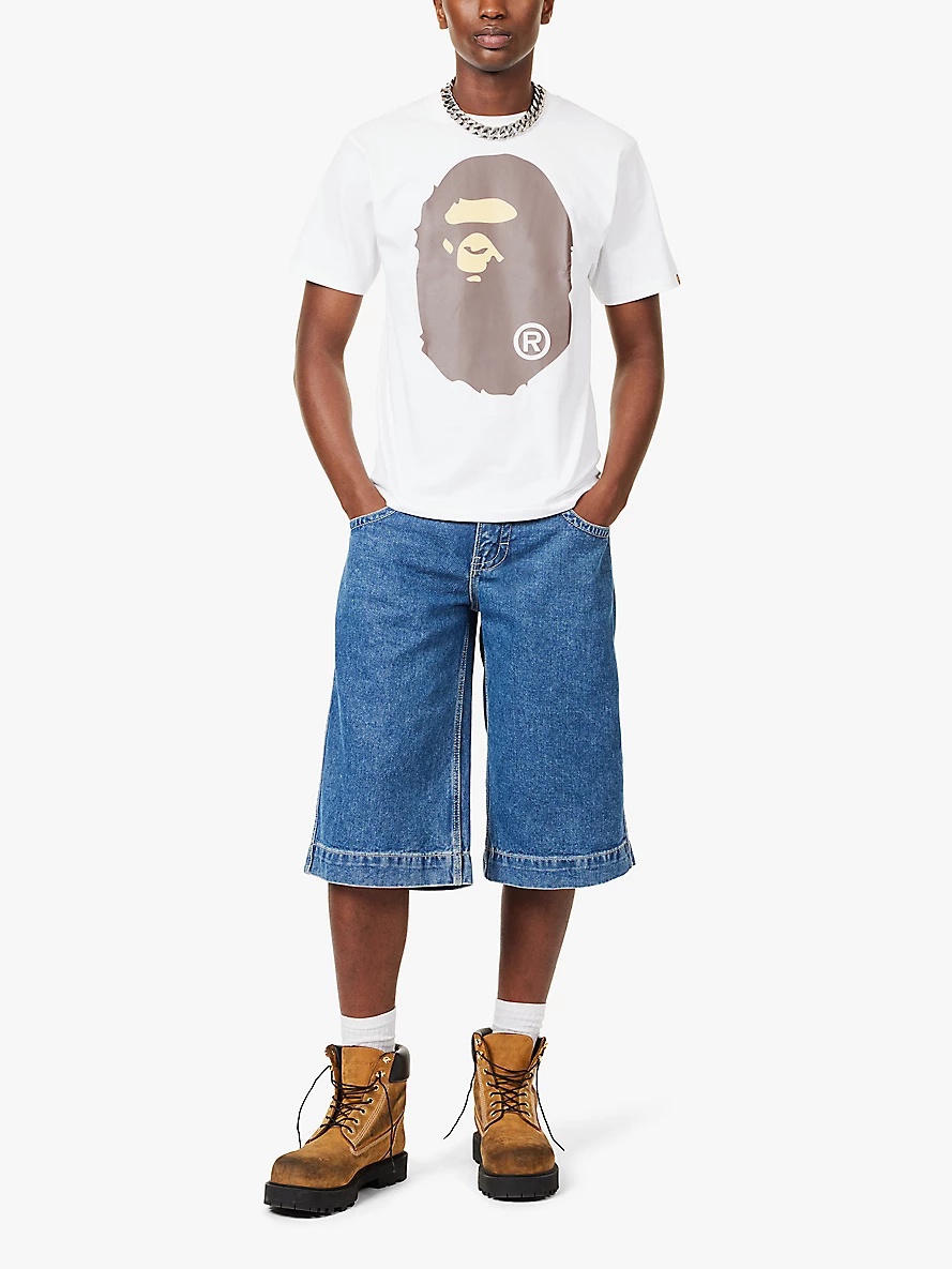 Big Ape Head graphic-print cotton-jersey T-shirt - 2