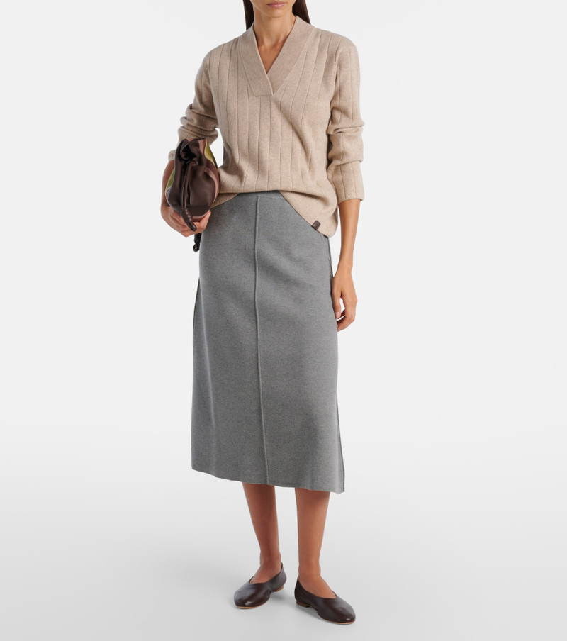 Max Mara Arten ribbed-knit cashmere sweater outlook