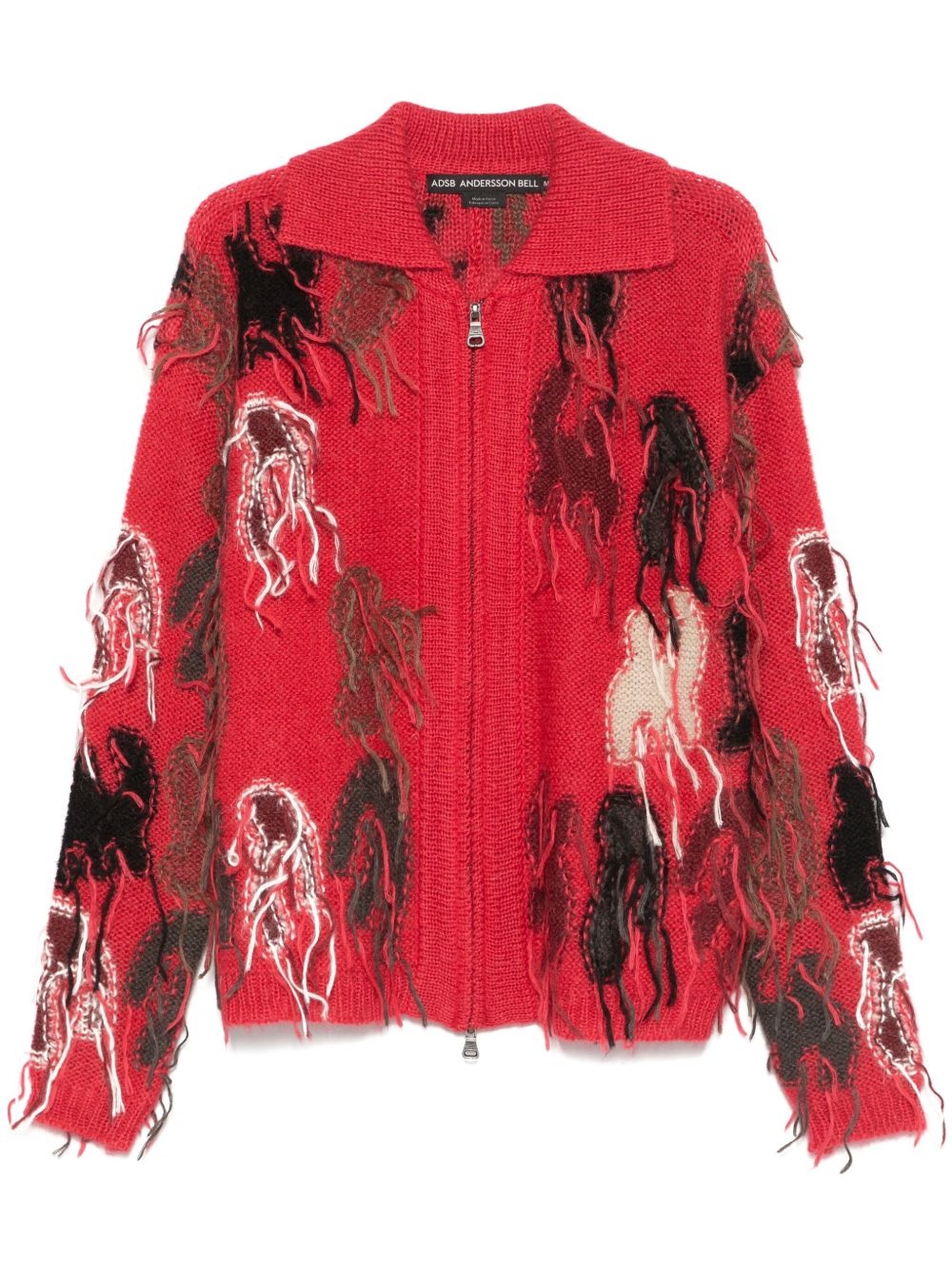 Rainbow intarsia cardigan - 1