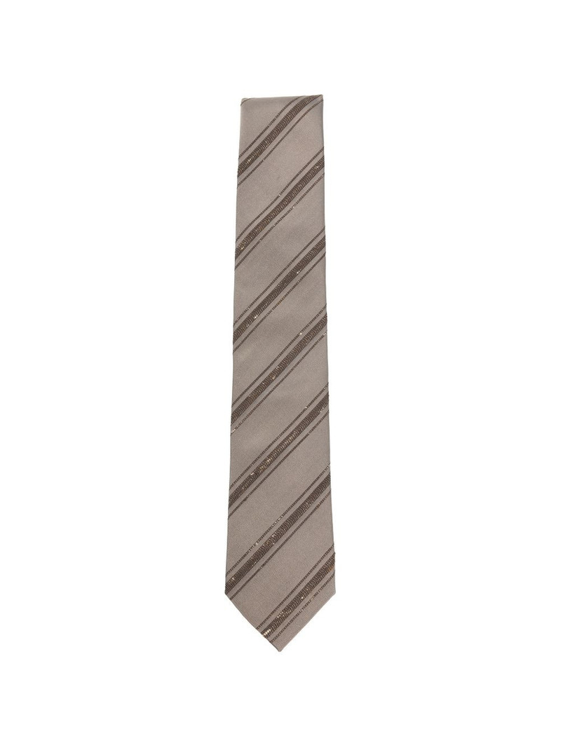 striped-pattern tie 1