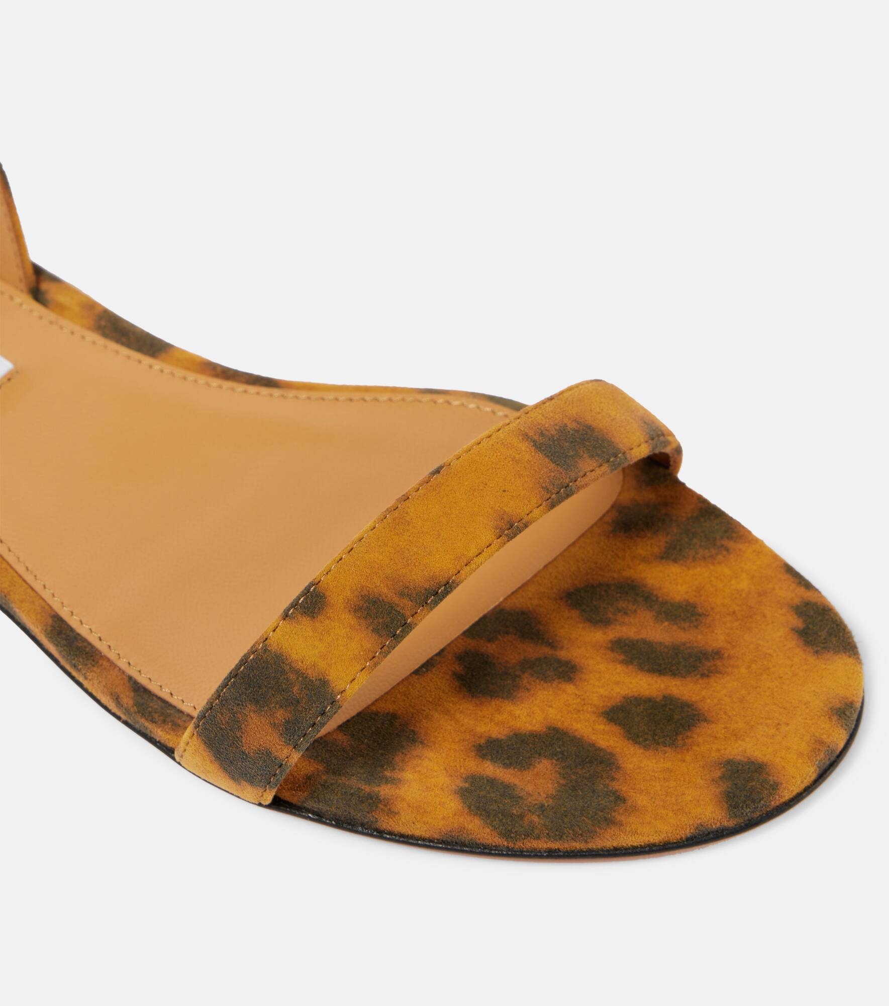 So Nude leopard-print suede sandals - 6