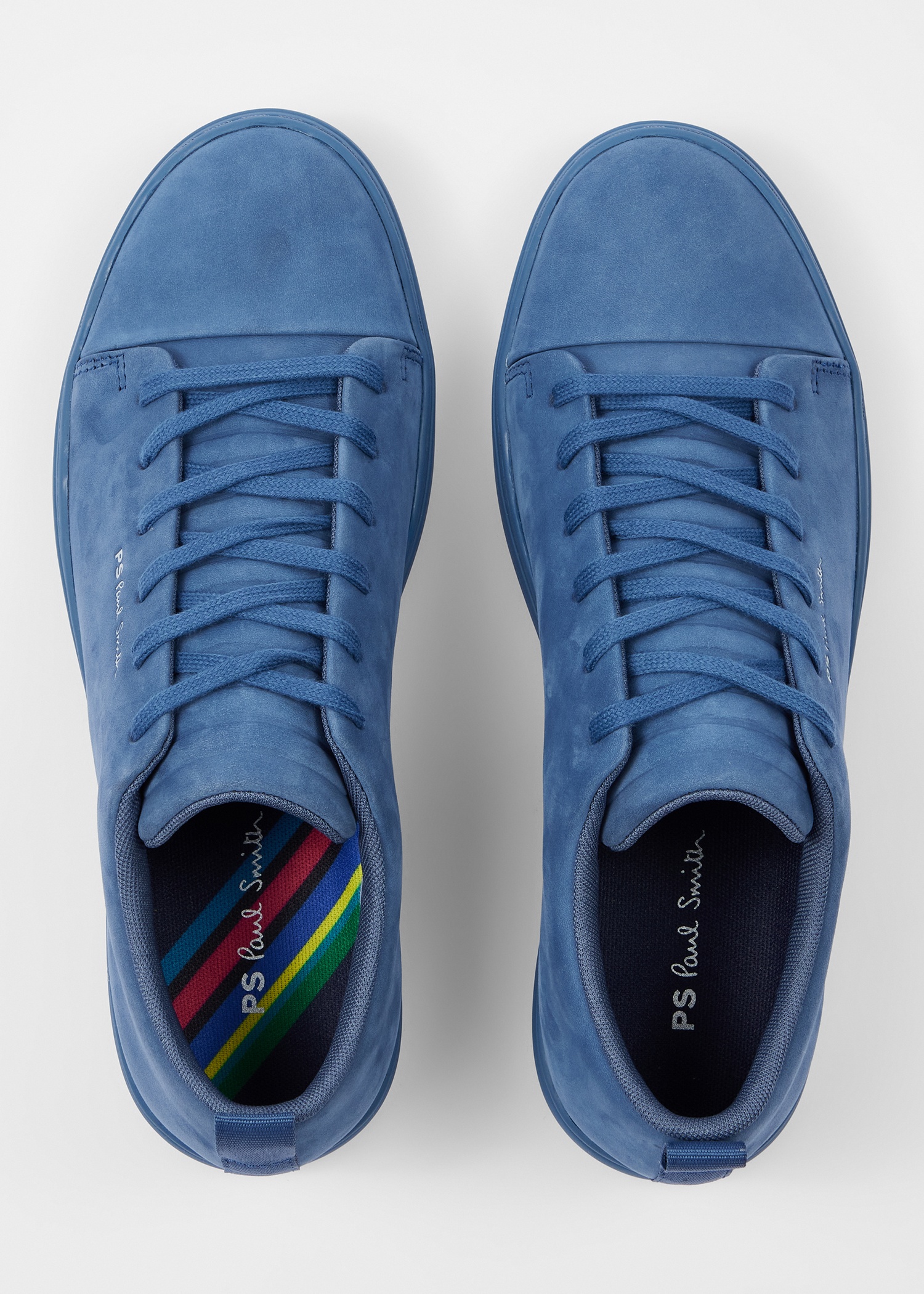 Blue Nubuck 'Lee' Trainers - 3