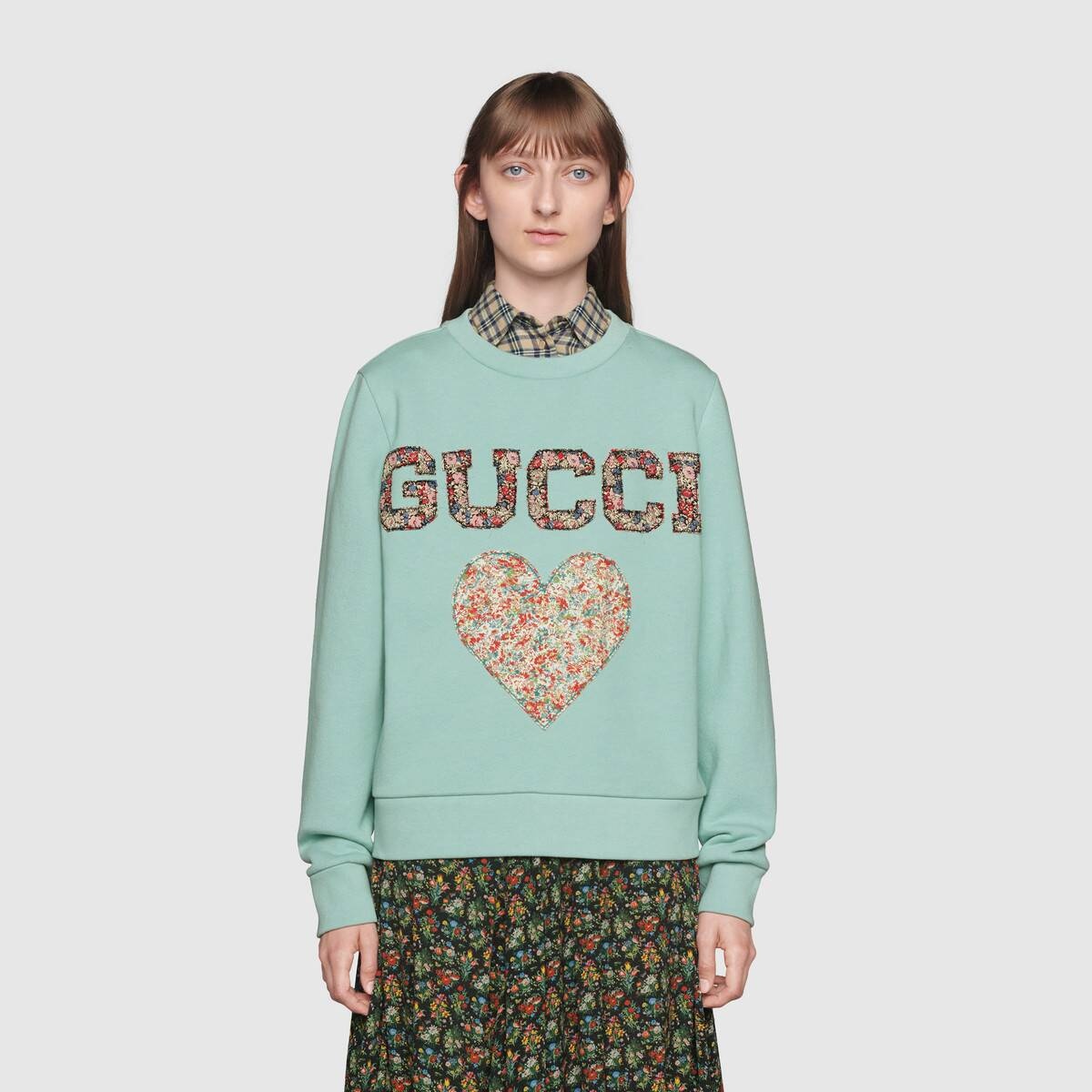 Gucci Liberty sweatshirt with patches - 3