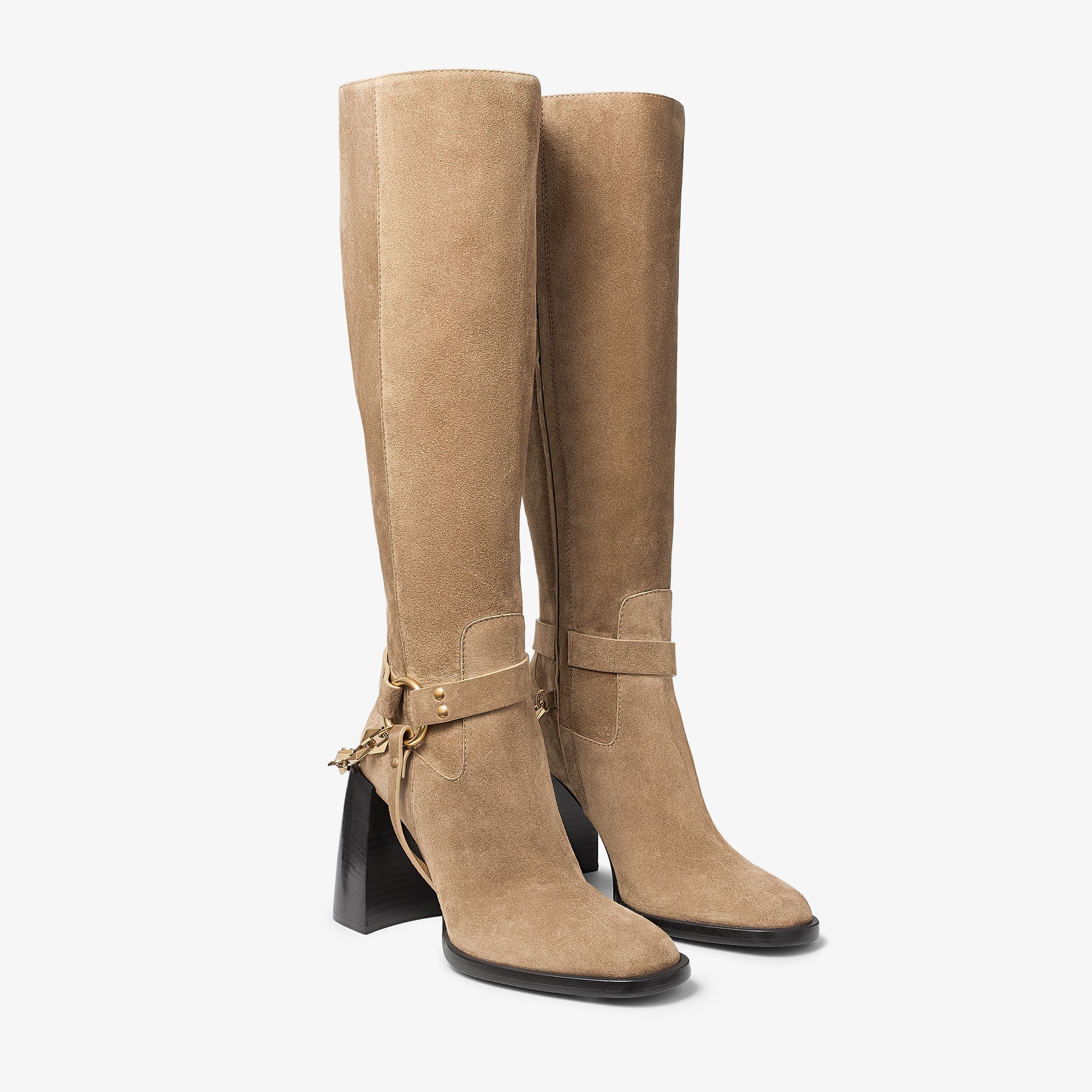 Isabelle Knee Boot 95
Rattan Velvet Suede Knee-High Boots - 2