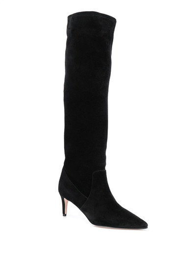 REDValentino RED(V) suede knee-high boots outlook