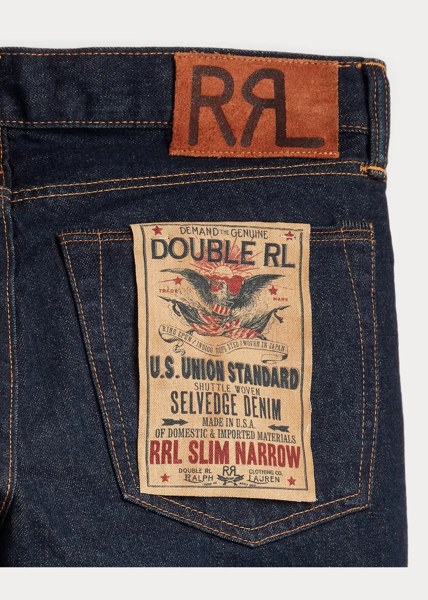 Slim Narrow Once-Washed Selvedge Jean - 5