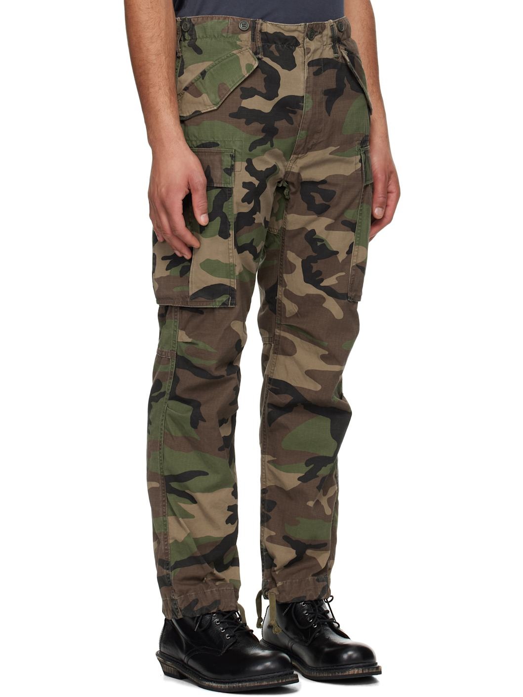 Khaki Regiment Camo Ripstop Cargo Pants - 2