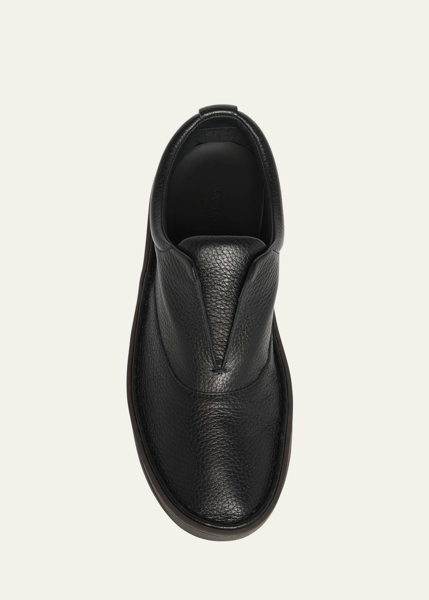 Men's Deerskin Slip-On Sneakers - 5