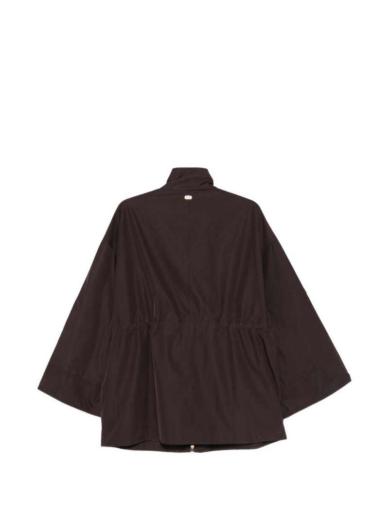 AGNONA pocket drawstring jacket outlook