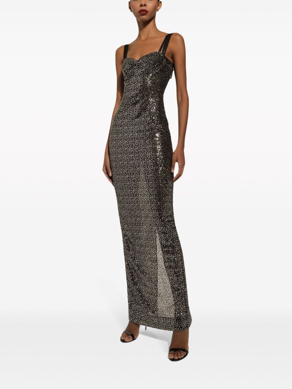 sequin-embellished maxi dress - 2