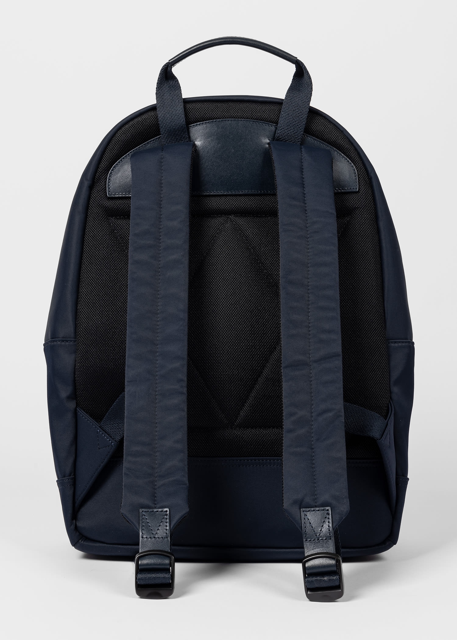 Navy Nylon Backpack - 5