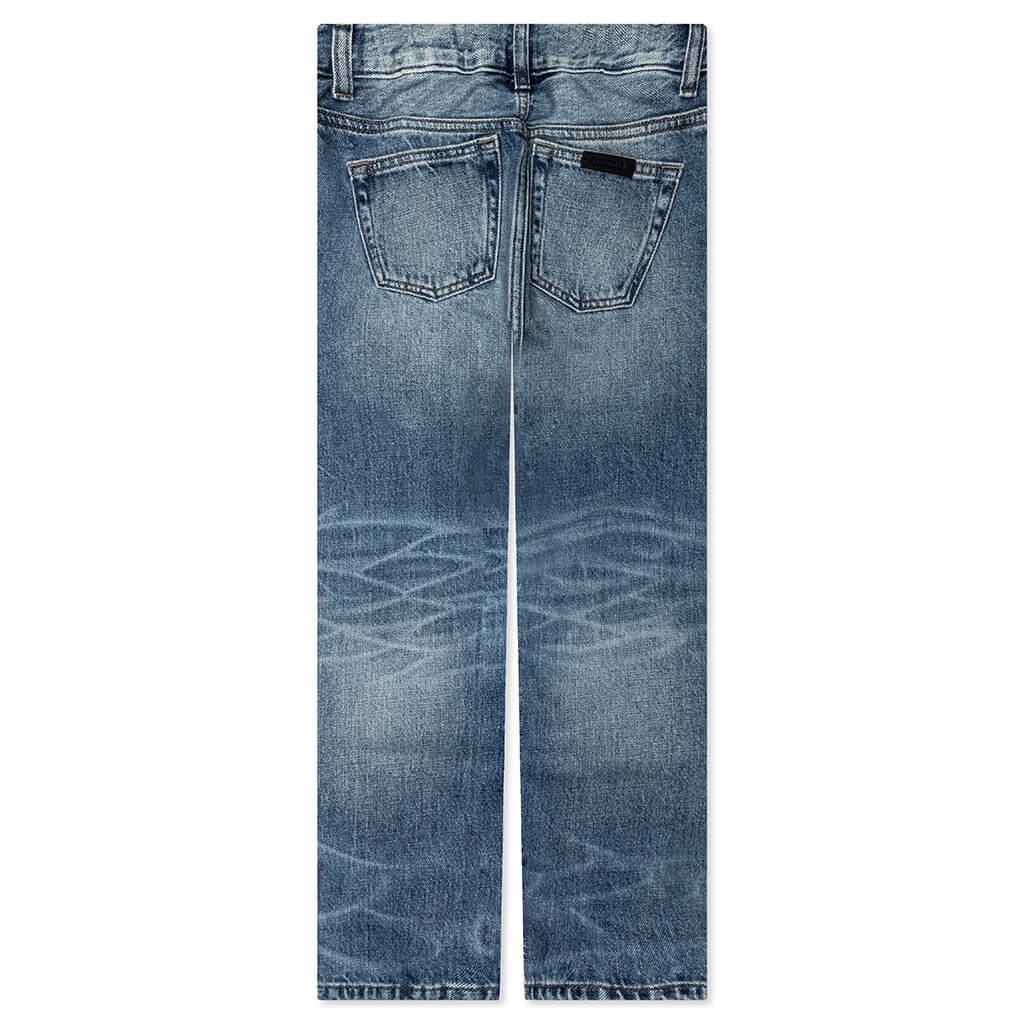 ESSENTIALS KID'S 5 POCKET JEAN - MEDIUM WASH - 2