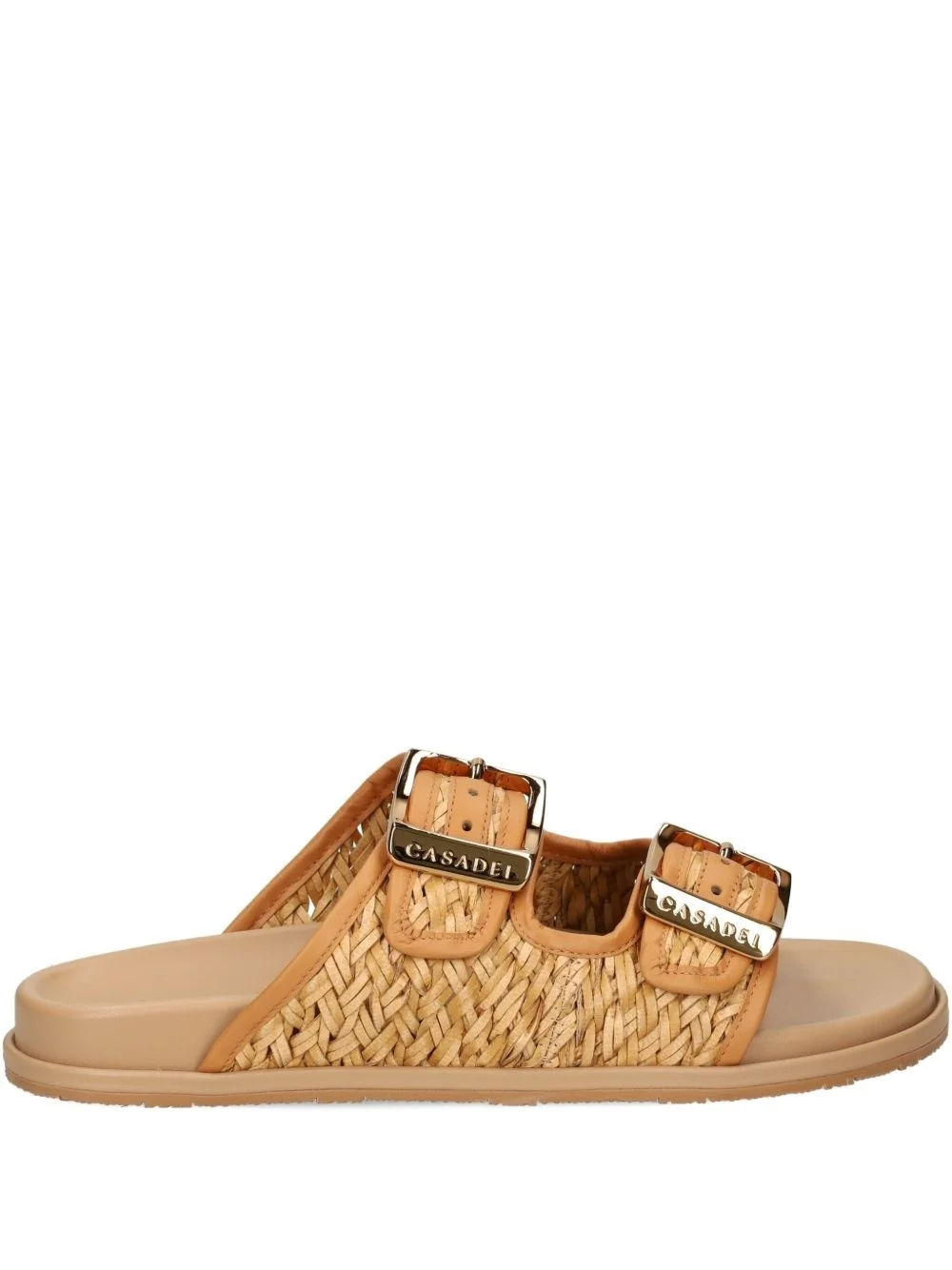 Birky woven double-buckle sandals - 1