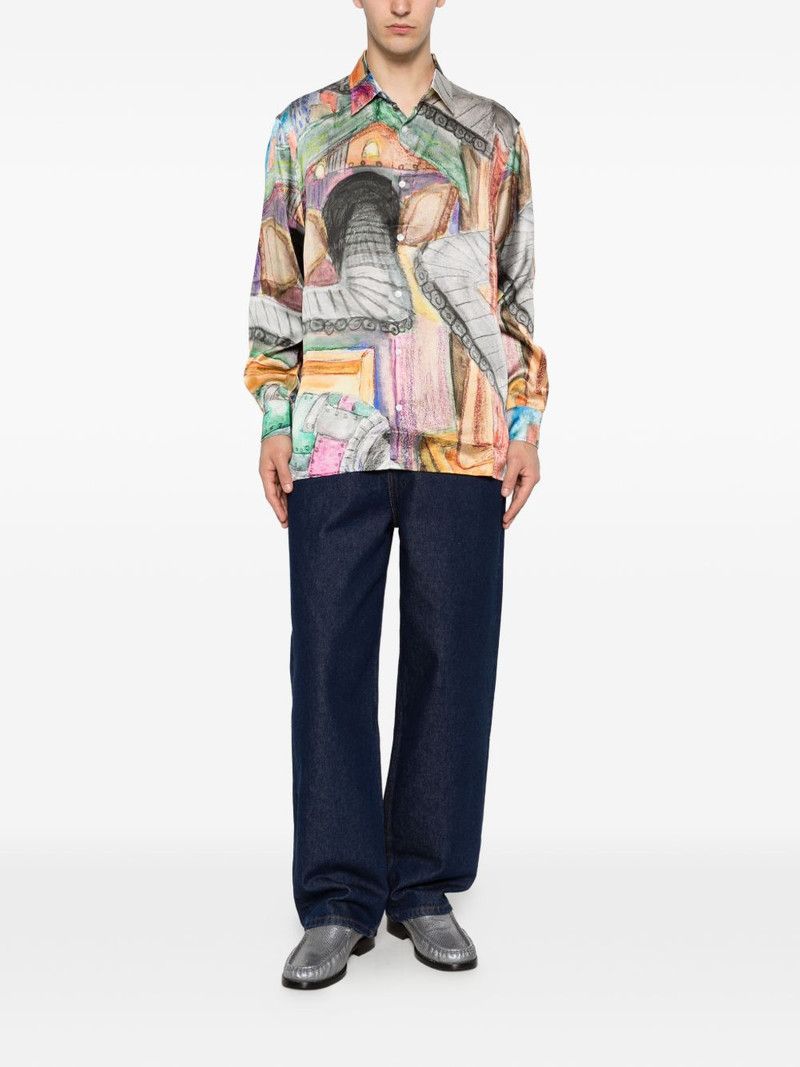 KidSuper patterned button-up shirt outlook